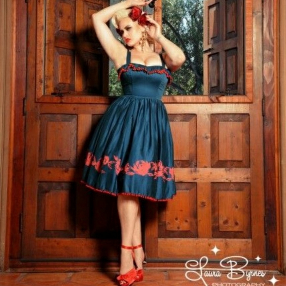 Pinup Couture Bella Donna dress
